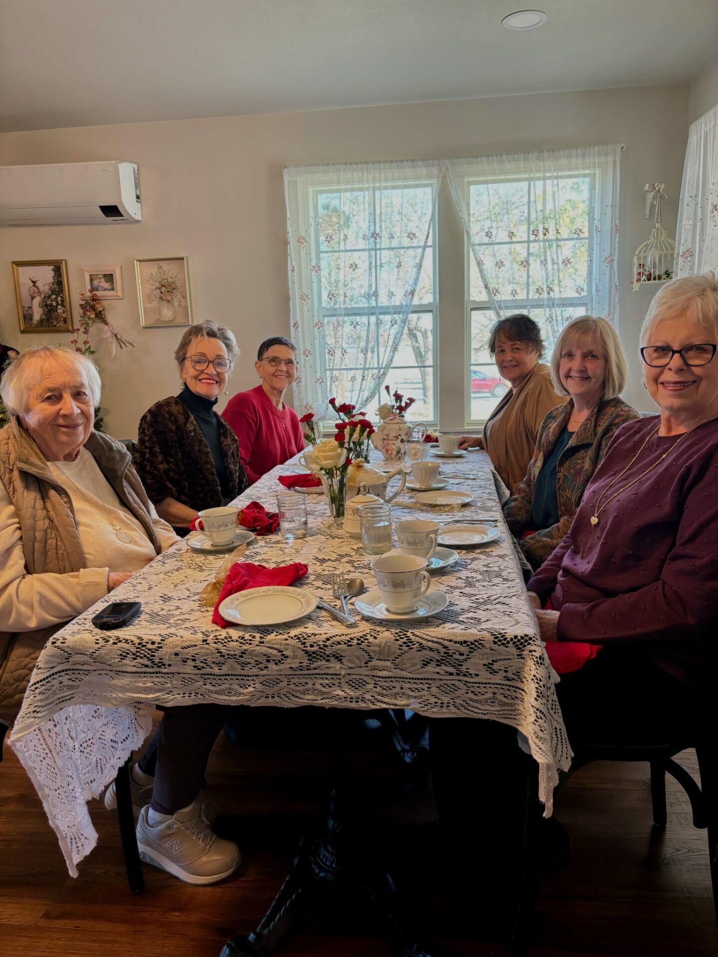 image of the group at the first tea party I ever attended