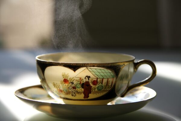 An image of a beautiful porcelain teacup
