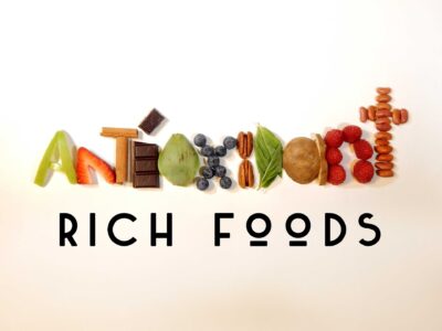 Image with tet Antioxidant rich foods