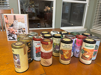 image of several Republic of Tea Containers